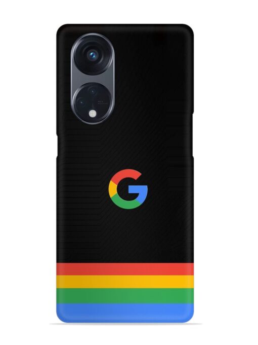 Google Logo Art Snap Case for Oppo Reno 8T (5G) Zapvi