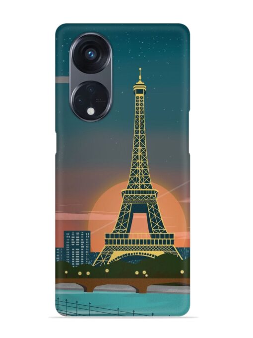 Scenery Architecture France Paris Snap Case for Oppo Reno 8T (5G) Zapvi