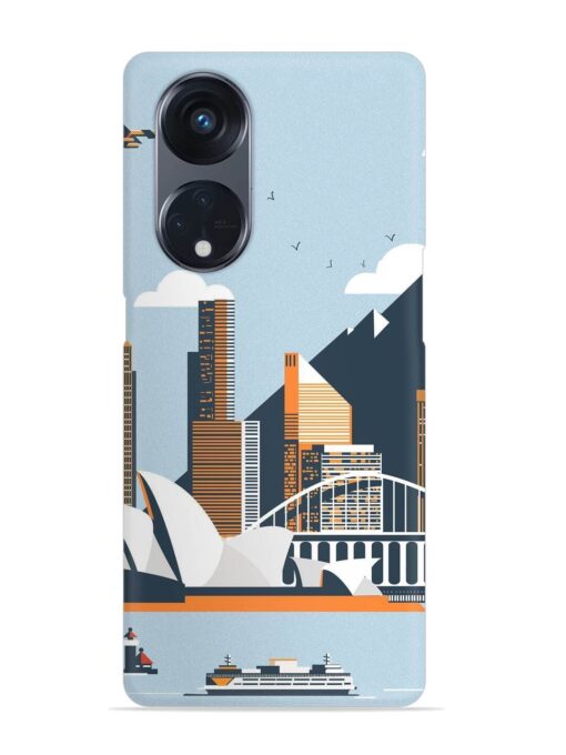 Sydney Opera Landscape Snap Case for Oppo Reno 8T (5G) Zapvi