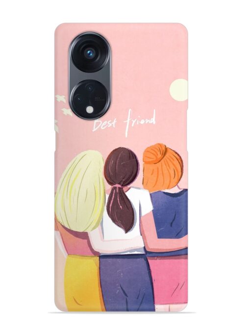 Friendship Day Snap Case for Oppo Reno 8T (5G) Zapvi