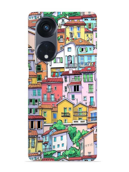 Europe Old Town Snap Case for Oppo Reno 8T (5G) Zapvi