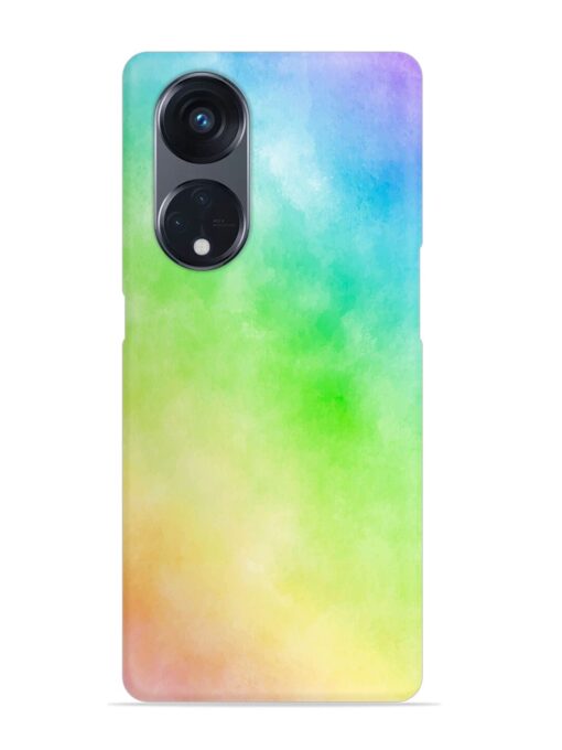 Watercolor Mixture Snap Case for Oppo Reno 8T (5G) Zapvi