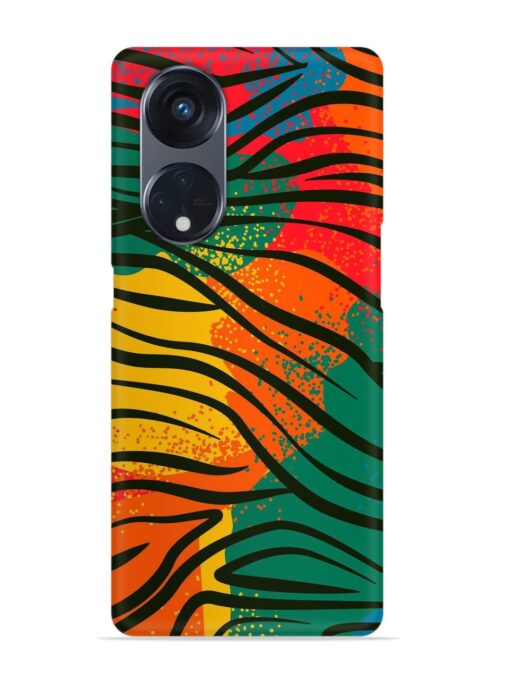 Bright Colorful Snap Case for Oppo Reno 8T (5G) Zapvi