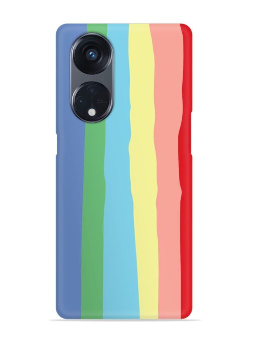 Rainbow Premium Shade Snap Case for Oppo Reno 8T (5G) Zapvi