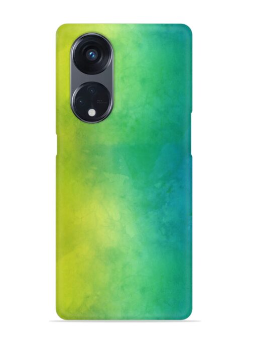 Yellow Green Gradient Snap Case for Oppo Reno 8T (5G) Zapvi