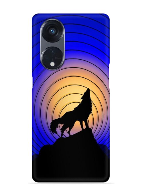 Fox Roaring Design Snap Case for Oppo Reno 8T (5G) Zapvi