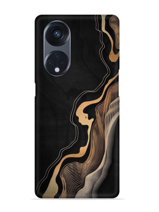 Abstract Art Snap Case for Oppo Reno 8T (5G) Zapvi