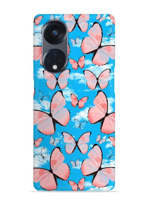 Seamless Pattern Tropical Snap Case for Oppo Reno 8T (5G) Zapvi