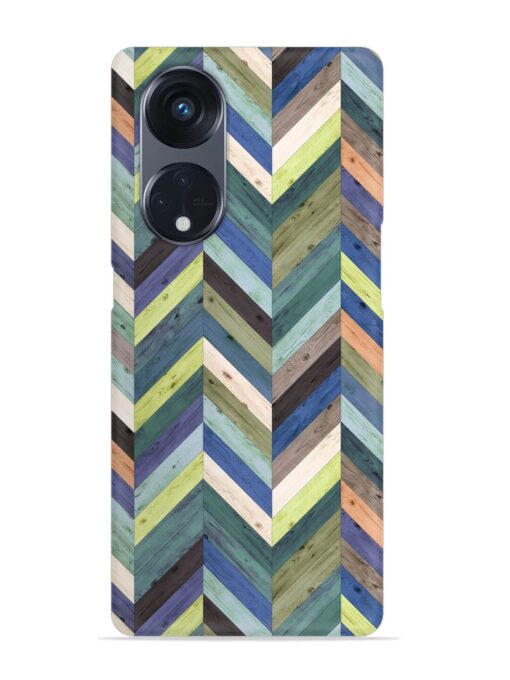 Chevron Random Color Snap Case for Oppo Reno 8T (5G) Zapvi