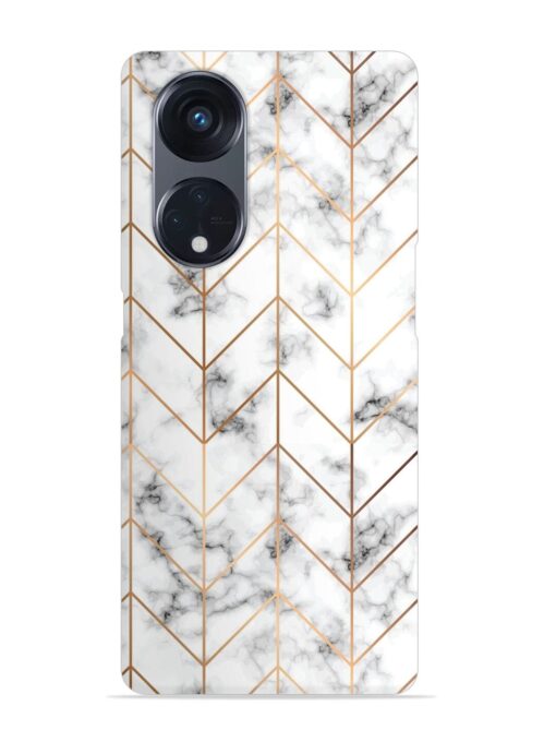 Vector Marble Texture Snap Case for Oppo Reno 8T (5G) Zapvi