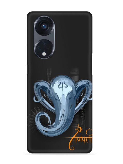 Illustration Lord Ganpati Snap Case for Oppo Reno 8T (5G)