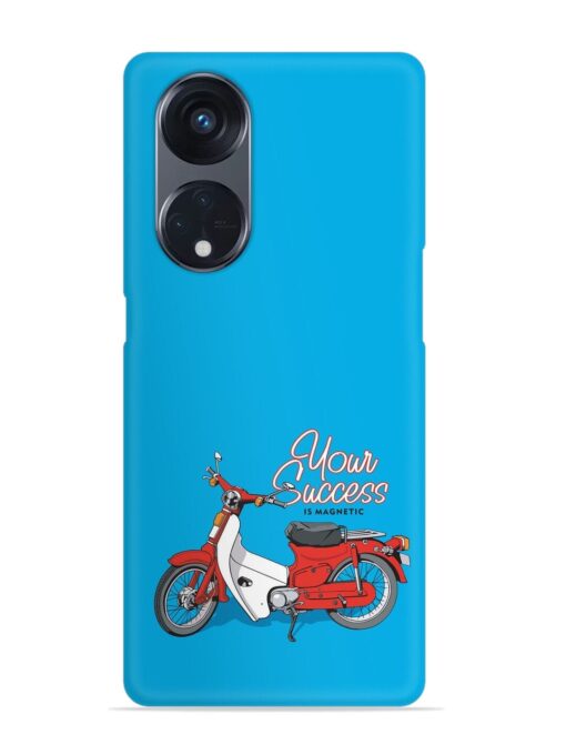 Motorcycles Image Vector Snap Case for Oppo Reno 8T (5G)