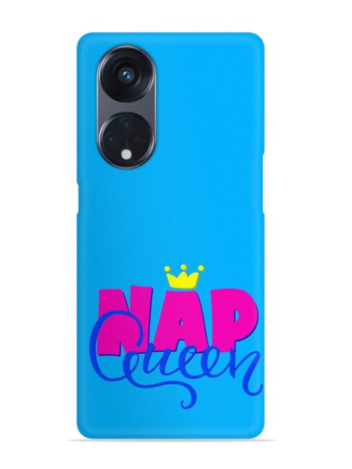 Nap Queen Quote Snap Case for Oppo Reno 8T (5G) Zapvi