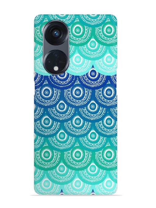 Ethnic Seamless Pattern Snap Case for Oppo Reno 8T (5G) Zapvi