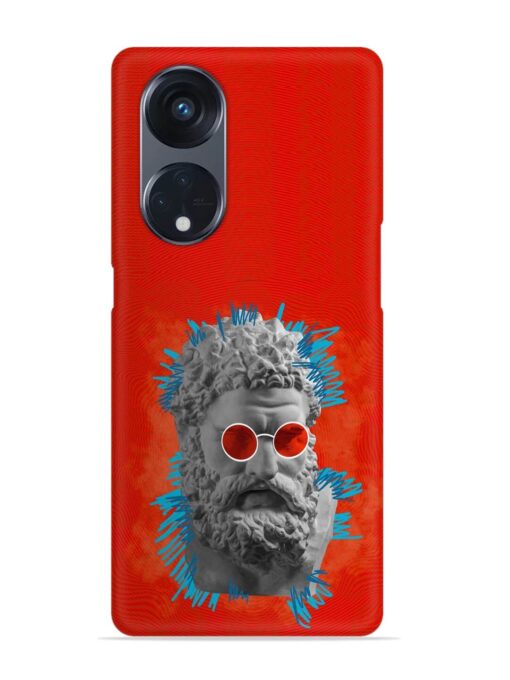 Contemporary Art Concept Snap Case for Oppo Reno 8T (5G)