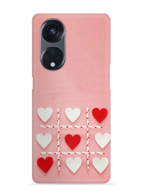 Valentines Day Concept Snap Case for Oppo Reno 8T (5G) Zapvi