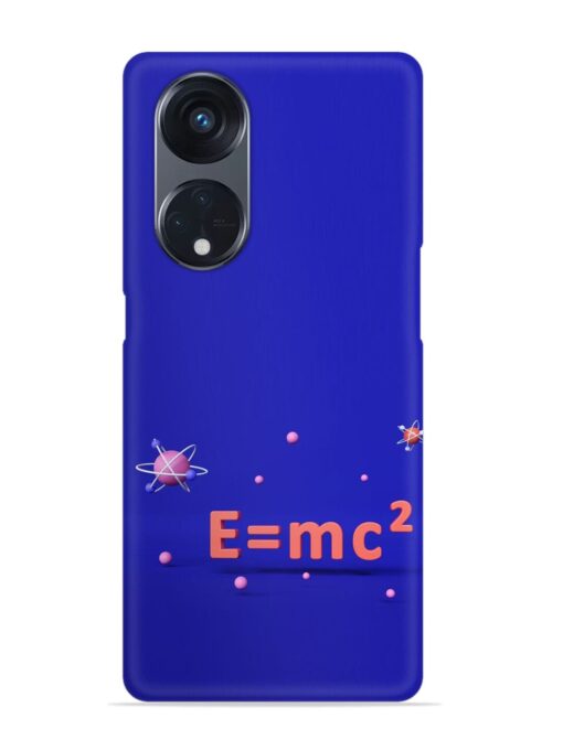 Formula Relativity Equation Snap Case for Oppo Reno 8T (5G) Zapvi