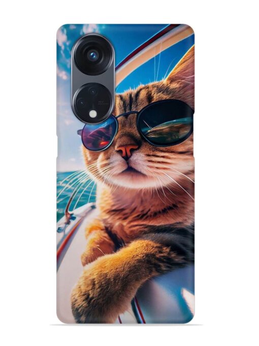 Cat In Style Snap Case for Oppo Reno 8T (5G) Zapvi