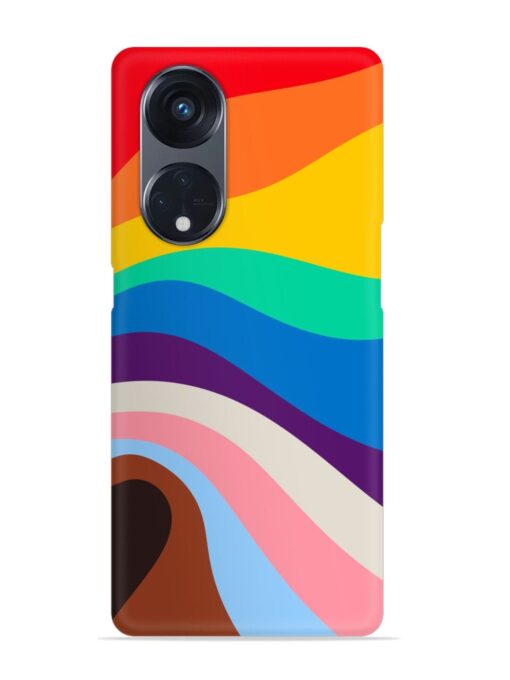 Minimal Pride Art Snap Case for Oppo Reno 8T (5G) Zapvi