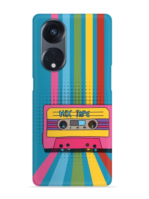 Mix Tape Vactor Snap Case for Oppo Reno 8T (5G)