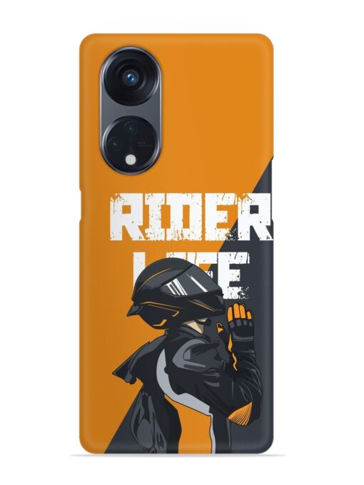 Rider Life Snap Case for Oppo Reno 8T (5G) Zapvi