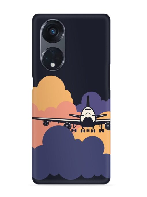 Aeroplane vector Snap Case for Oppo Reno 8T (5G)