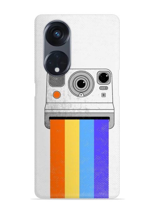 Retro Camera Art Snap Case for Oppo Reno 8T (5G) Zapvi