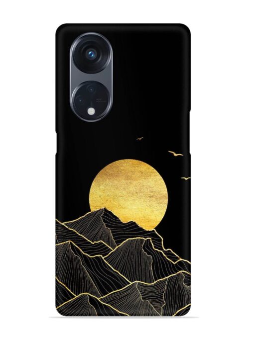 Golden Sunrise Snap Case for Oppo Reno 8T (5G)