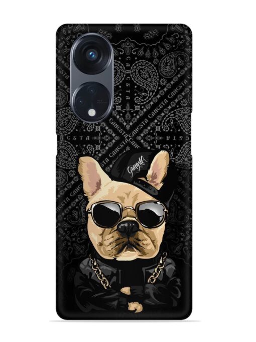 Gangsta Cool Sunglasses Dog Snap Case for Oppo Reno 8T (5G) Zapvi