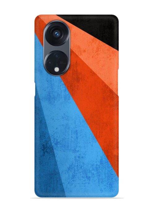 Modern Matte Abstract Snap Case for Oppo Reno 8T (5G) Zapvi