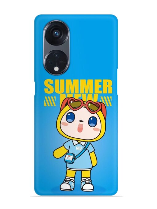 Summer Mew Cartoon Snap Case for Oppo Reno 8T (5G) Zapvi