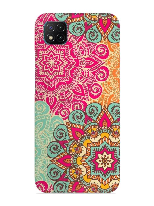 Mandala Seamless Snap Case for Poco C3 Zapvi