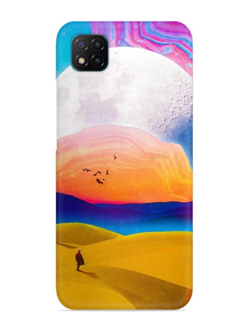 Sandy Desert Snap Case for Poco C3 Zapvi