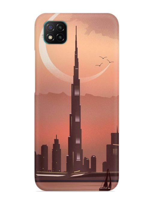 Landmark Burj Khalifa Snap Case for Poco C3 Zapvi