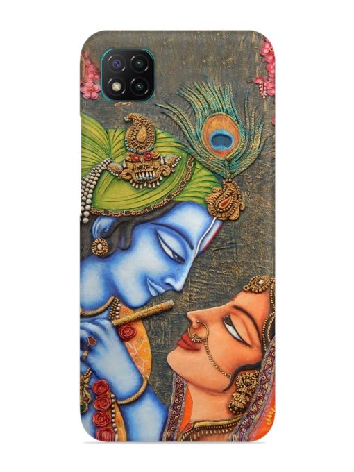 Lord Radha Krishna Flute Art Snap Case for Poco C3 Zapvi