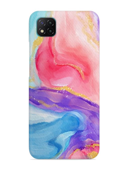 Watercolor Gradient Snap Case for Poco C3 Zapvi