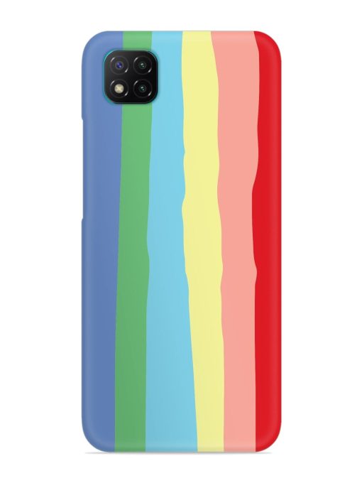 Rainbow Premium Shade Snap Case for Poco C3 Zapvi