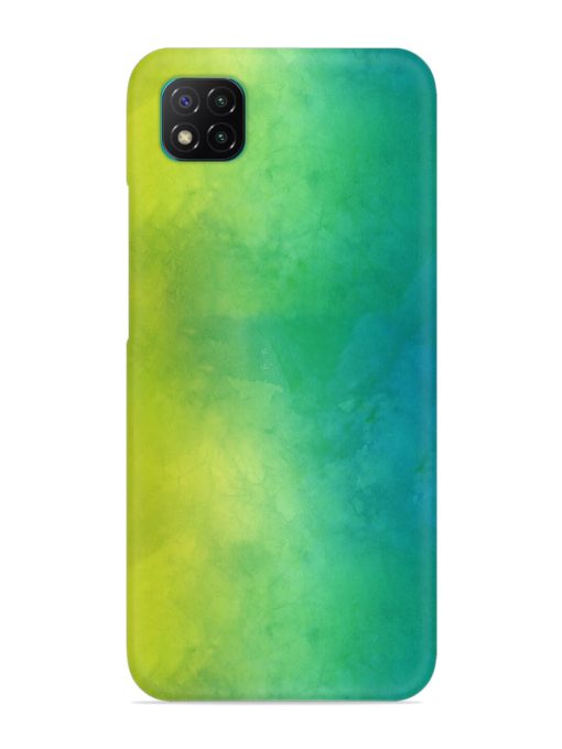 Yellow Green Gradient Snap Case for Poco C3 Zapvi