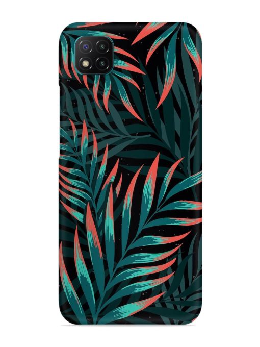 Green Leaf Art Snap Case for Poco C3 Zapvi