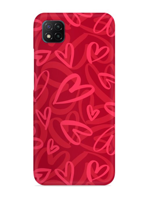 Seamless Romantic Pattern Snap Case for Poco C3 Zapvi