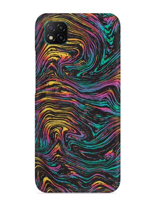 Abstract Liquid Colors Snap Case for Poco C3 Zapvi