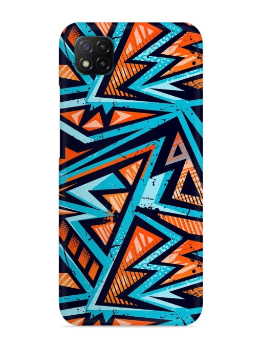 Abstract Seamless Grunge Snap Case for Poco C3 Zapvi