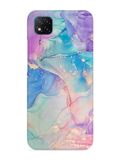 Alcohol Ink Colors Snap Case for Poco C3 Zapvi