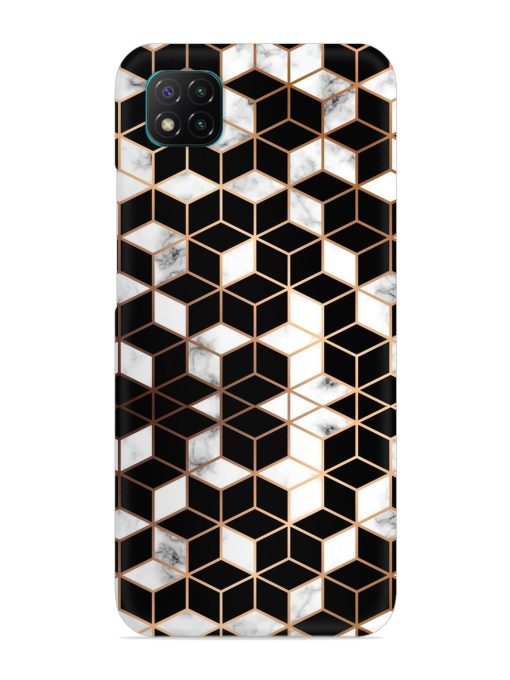 Vector Marble Texture Snap Case for Poco C3 Zapvi