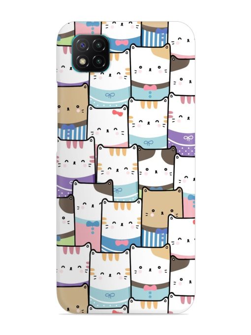 Cute Adorable Cat Snap Case for Poco C3