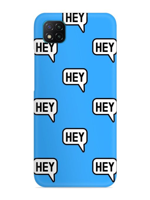 Hey Text Message Snap Case for Poco C3 Zapvi