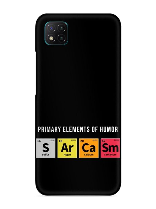 Primary Elements Humor Snap Case for Poco C3 Zapvi