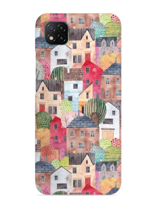 Abstract Seamless Pattern Snap Case for Poco C3 Zapvi