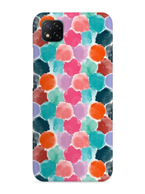 Colorful Seamless Pattern Snap Case for Poco C3 Zapvi