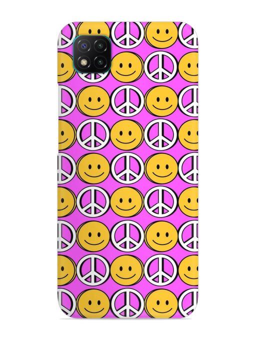 Smiley Face Peace Snap Case for Poco C3